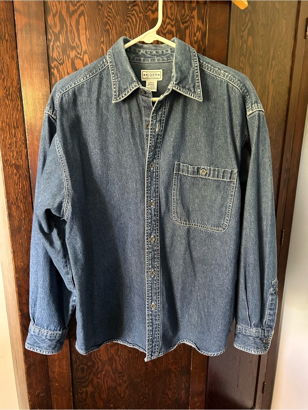 Arizona Jean Company Men's Denim Shirt